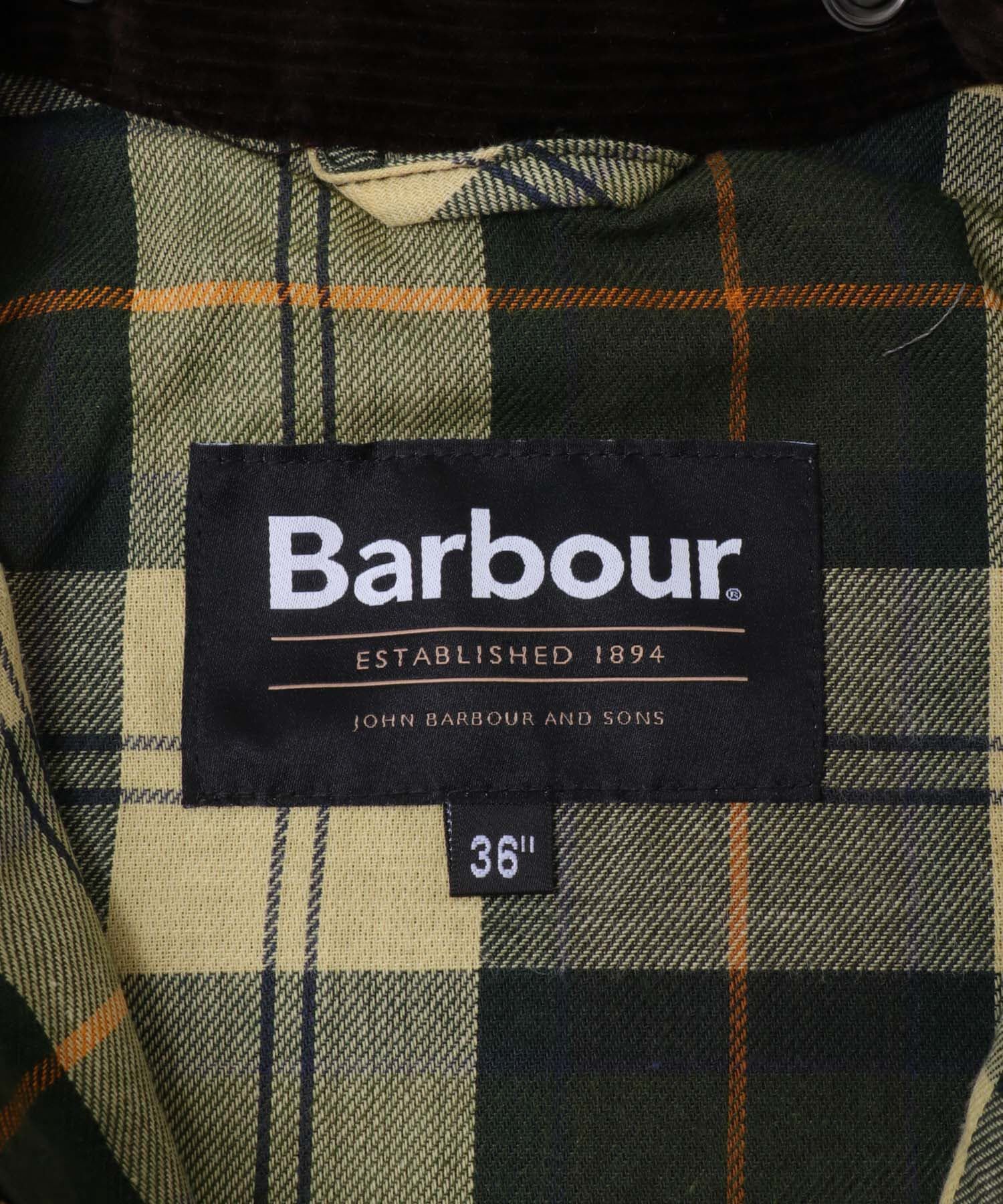 URBAN RESEARCH DOORS「Barbour　OS BEDALE WAX JACKET」|ノーカラーコート|