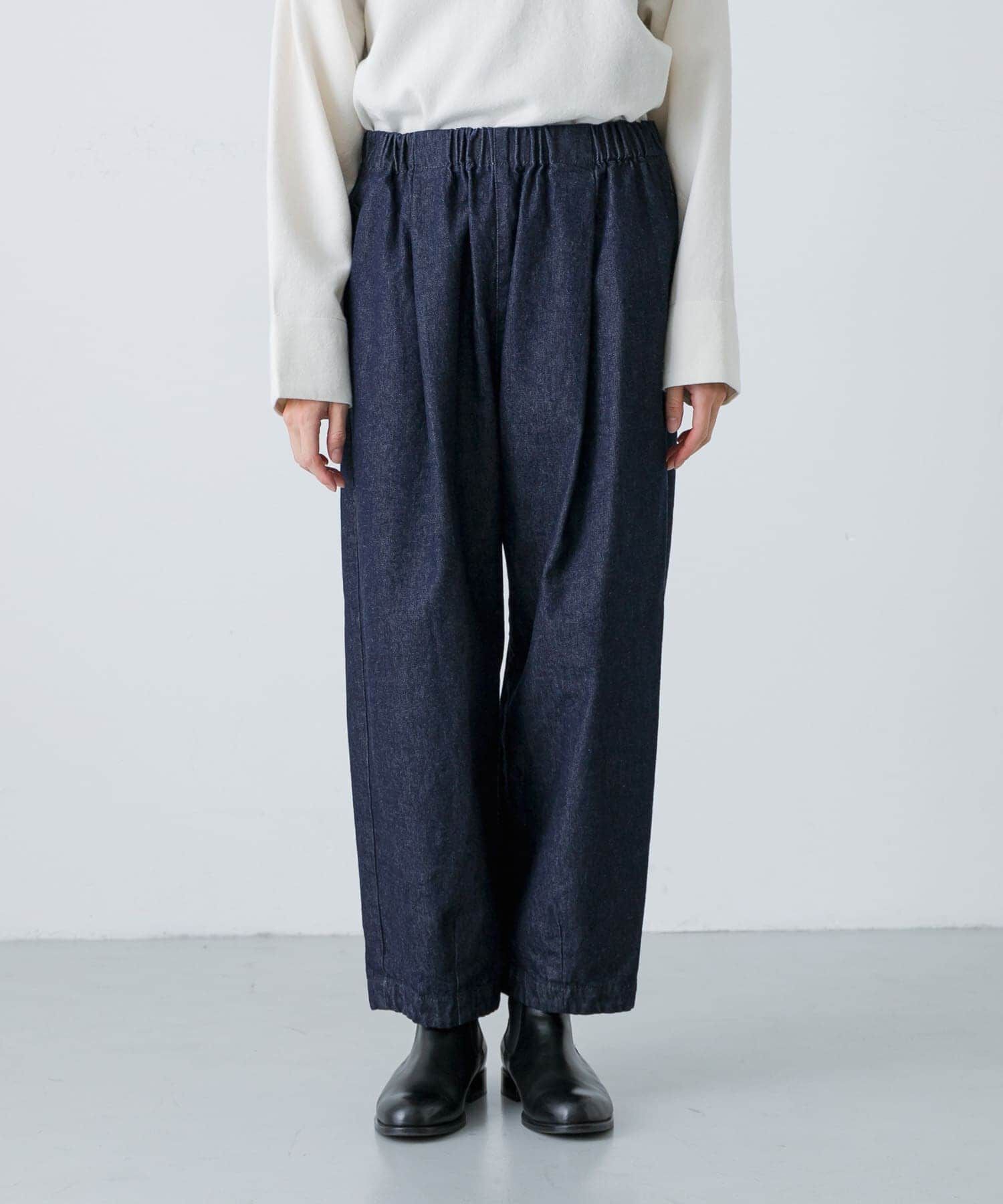 かぐれ「デニムクロップドパンツ」|デニム|