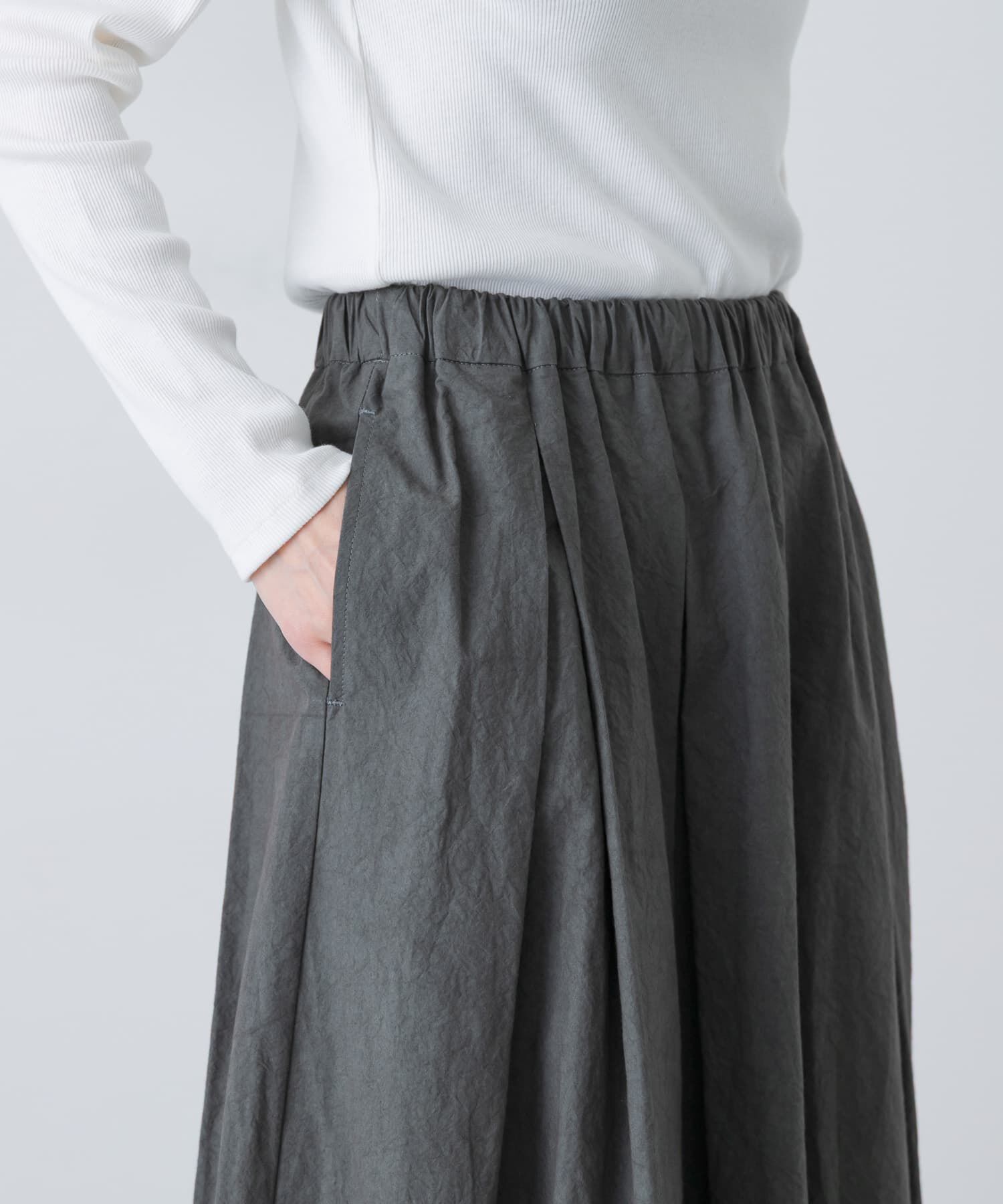かぐれ「コットンタックスカート」|スカート|