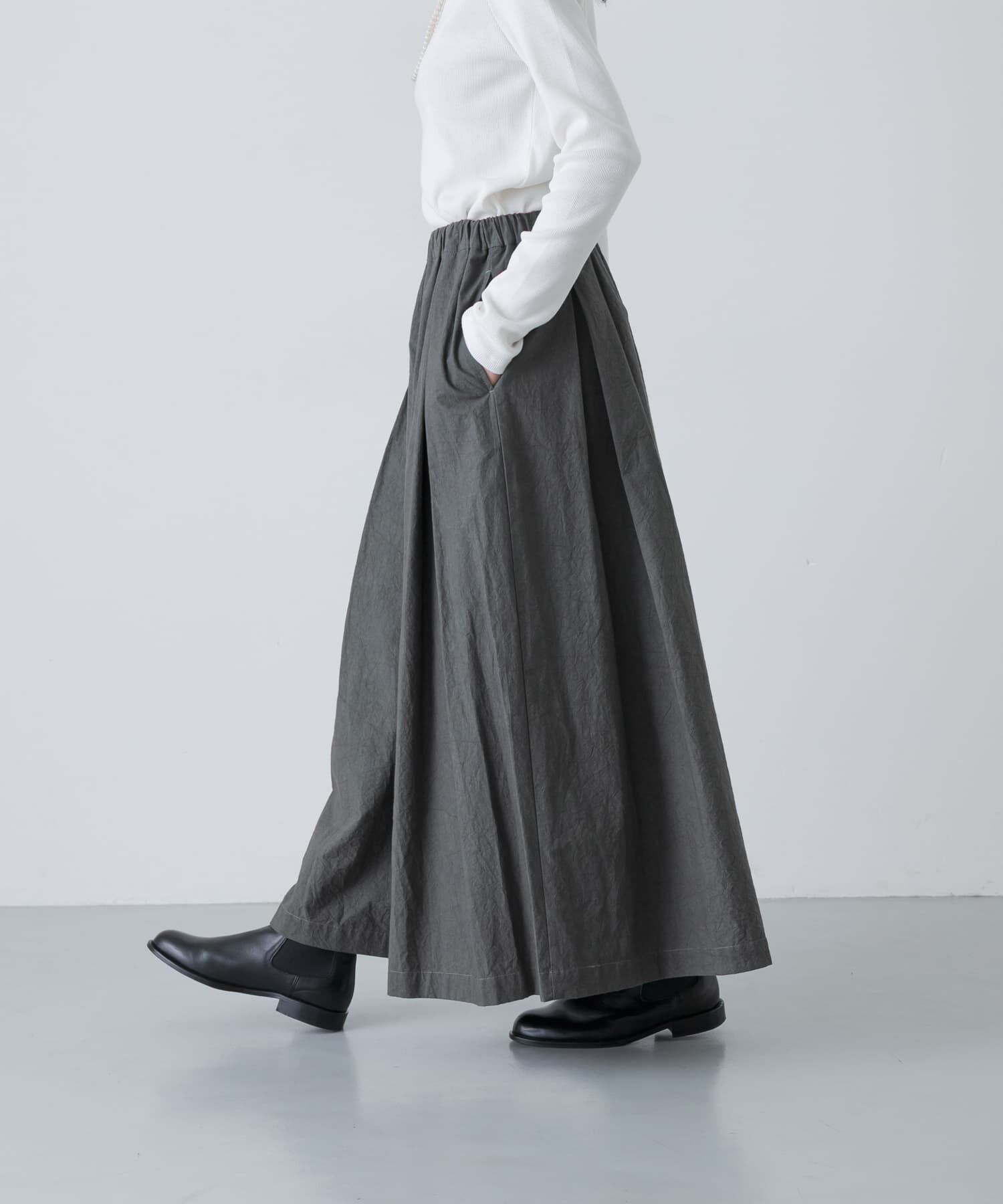 かぐれ「コットンタックスカート」|スカート|