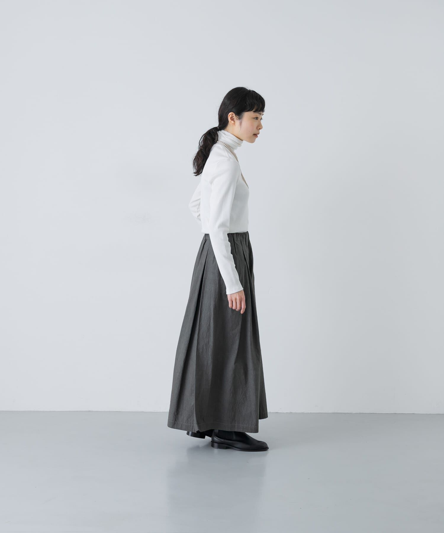 かぐれ「コットンタックスカート」|スカート|