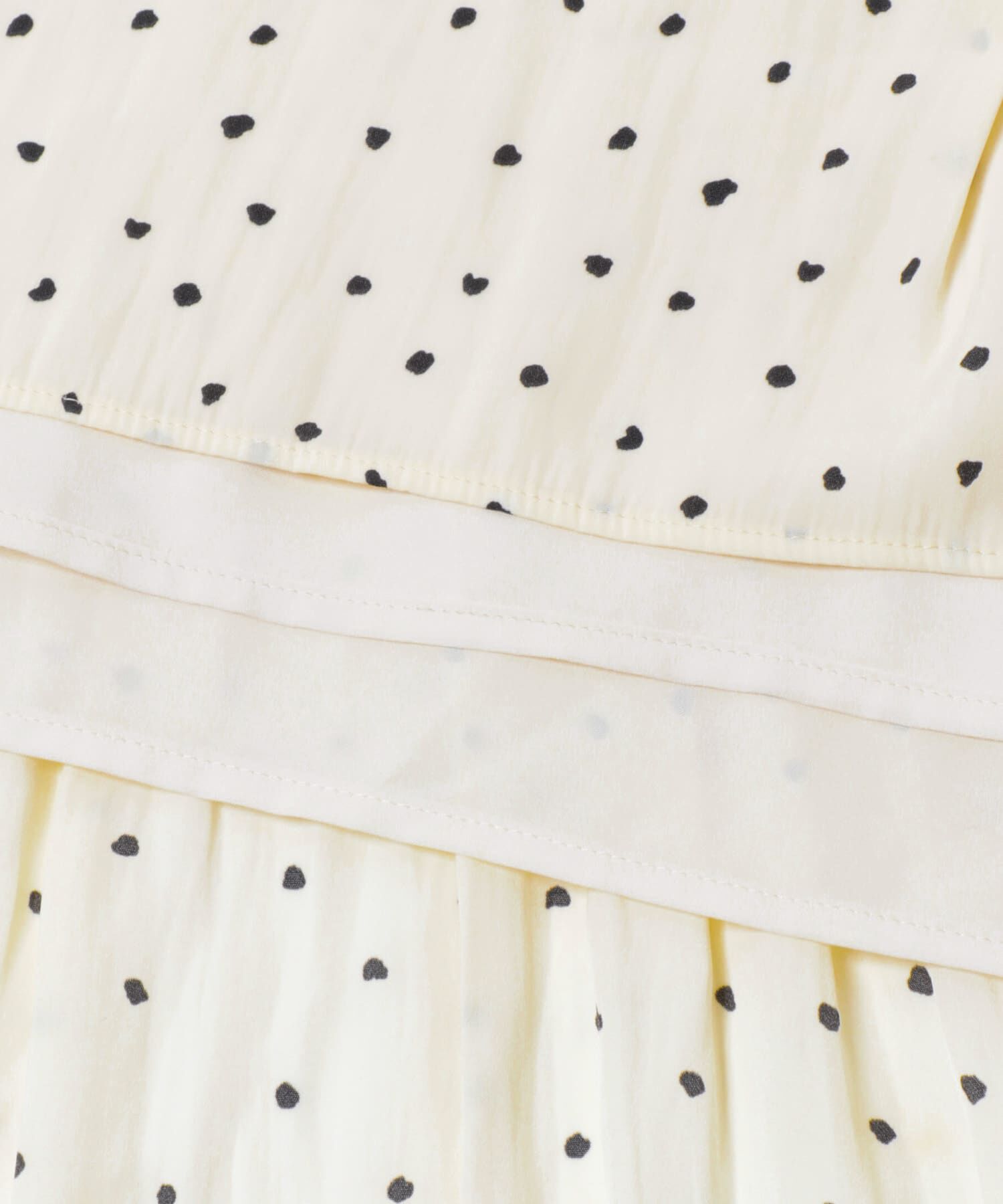 URBAN RESEARCH「ギャザーティアードドットスカート」|スカート|