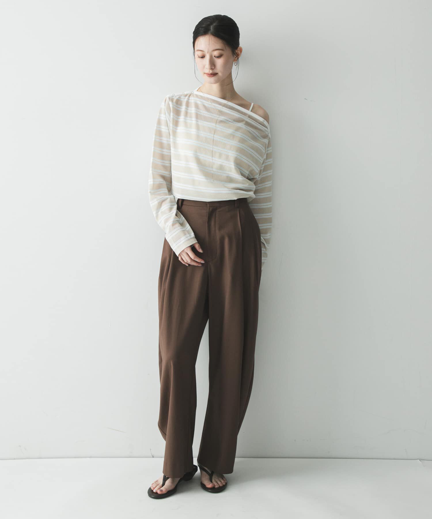 URBAN RESEARCH「マルチボーダー2WAYカットソー」|Tシャツ・カットソー|