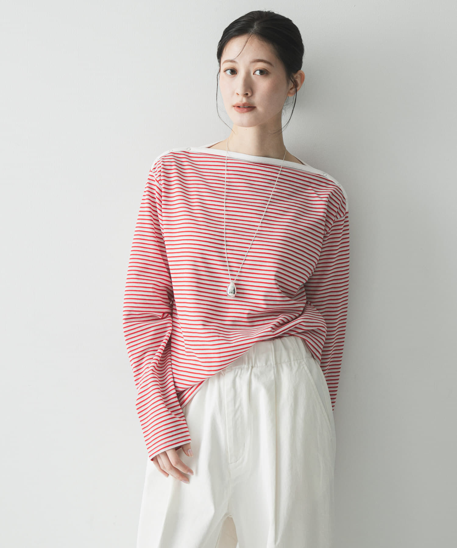 URBAN RESEARCH「マルチボーダー2WAYカットソー」|Tシャツ・カットソー|