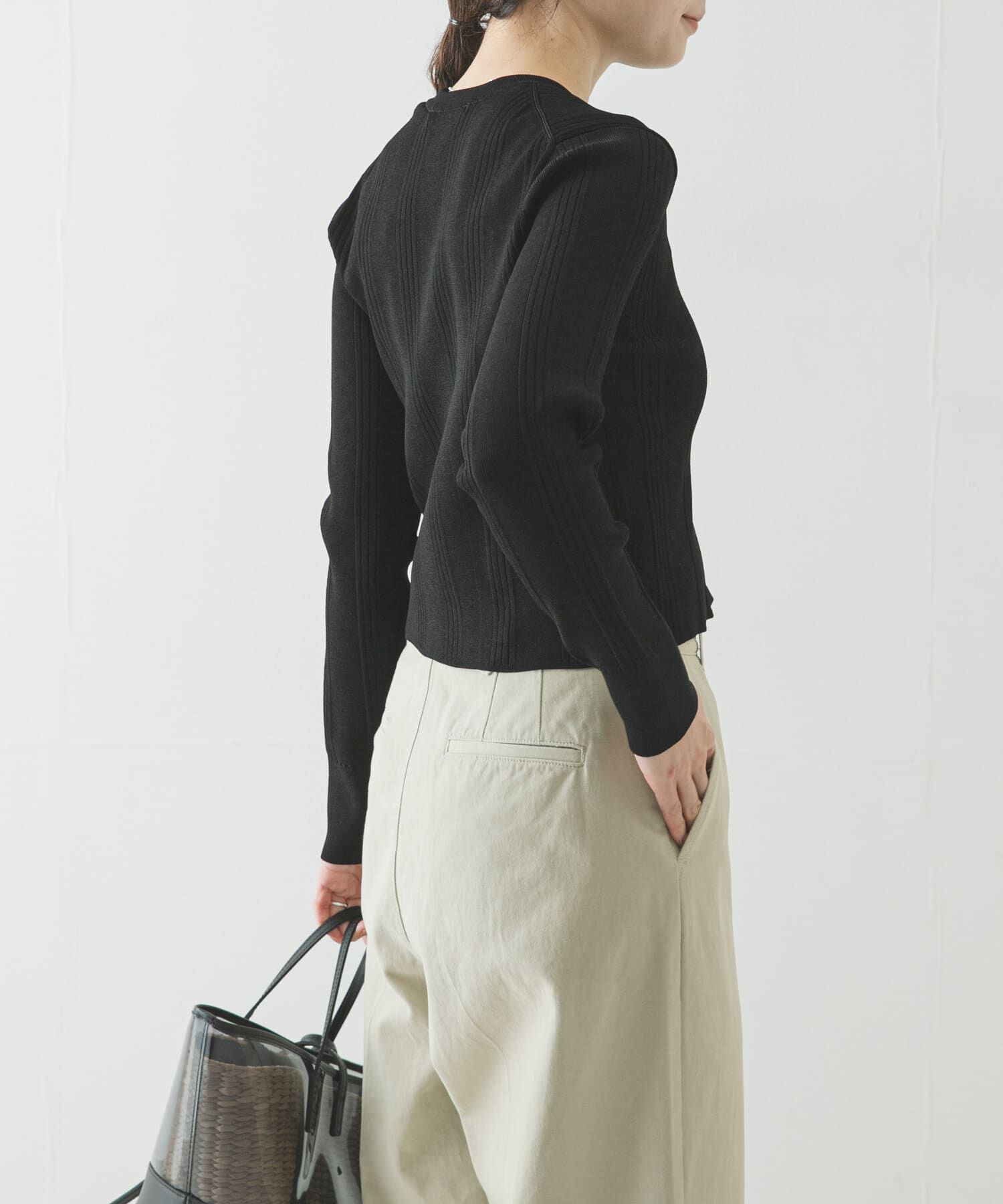 URBAN RESEARCH「ランダムリブニットカーディガン」|カーディガン|