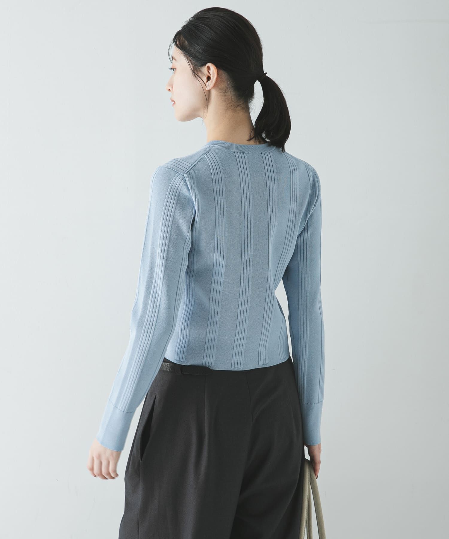 URBAN RESEARCH「ランダムリブニットカーディガン」|カーディガン|