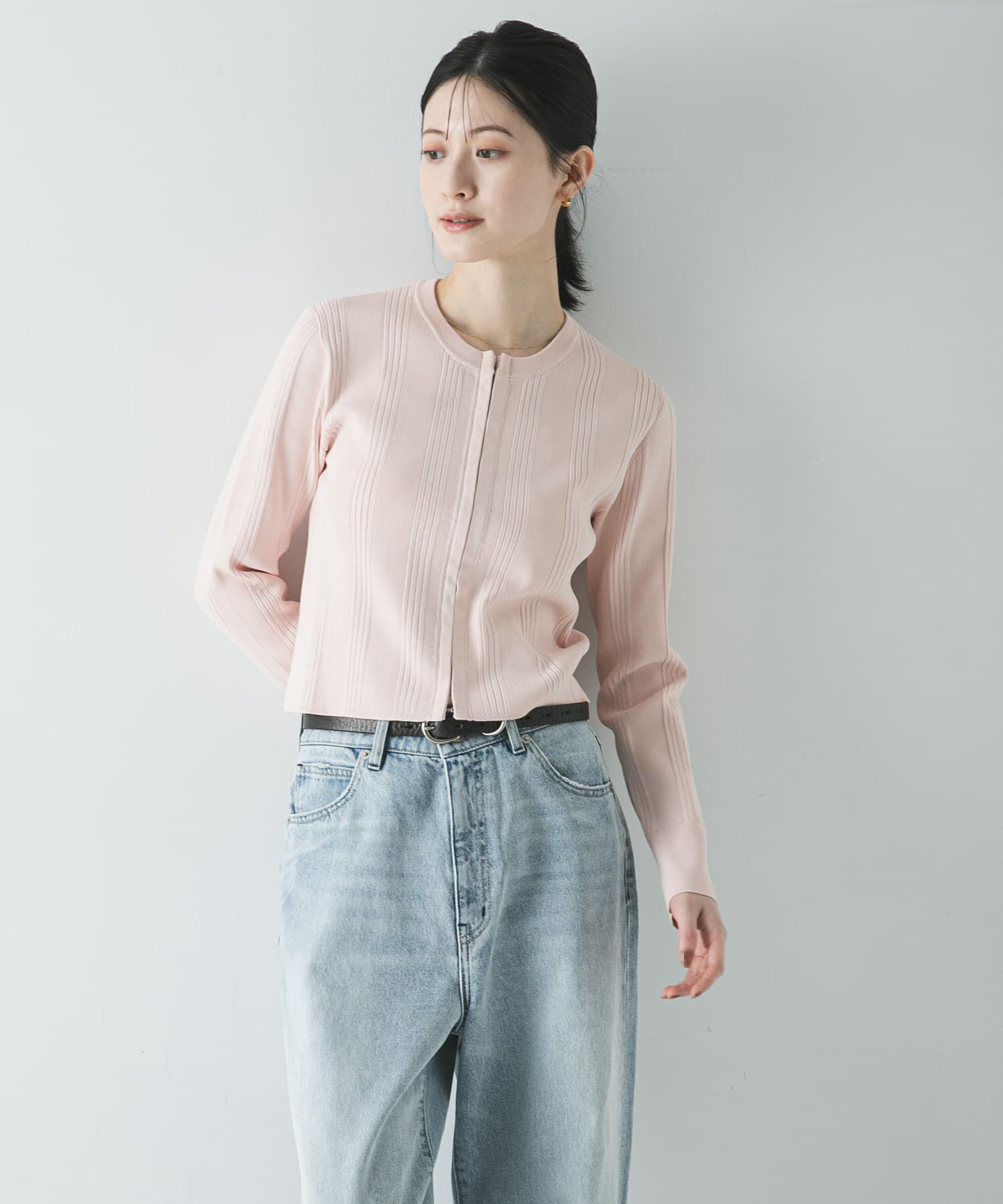 URBAN RESEARCH「ランダムリブニットカーディガン」|カーディガン|