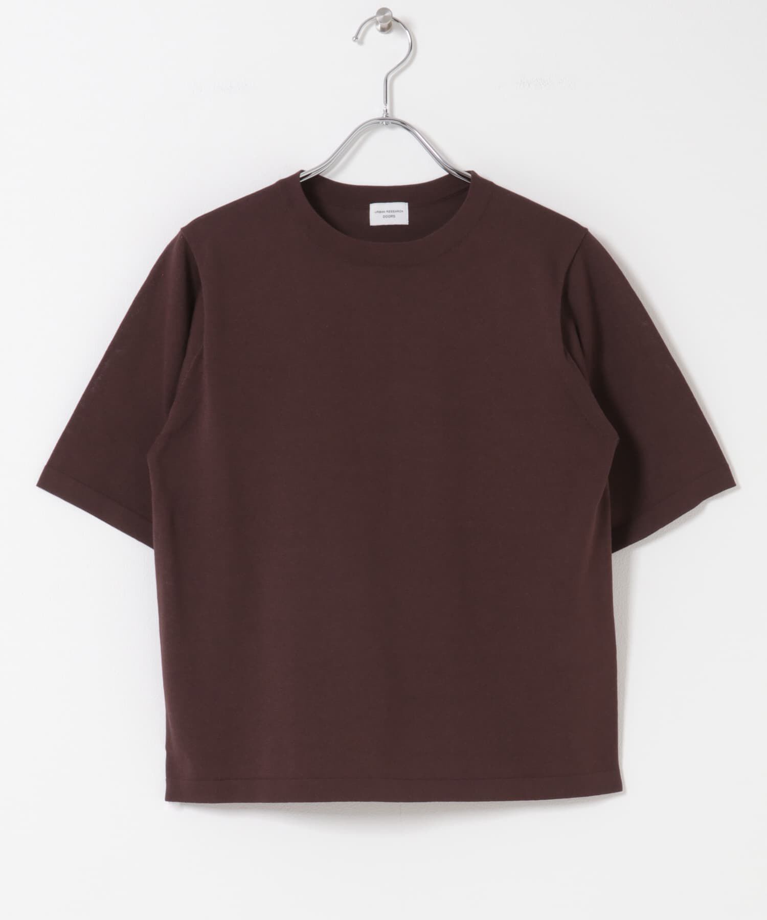 URBAN RESEARCH DOORS「『UR TECH』サマシェアニットハーフスリーブプルオーバー」|Tシャツ・カットソー|