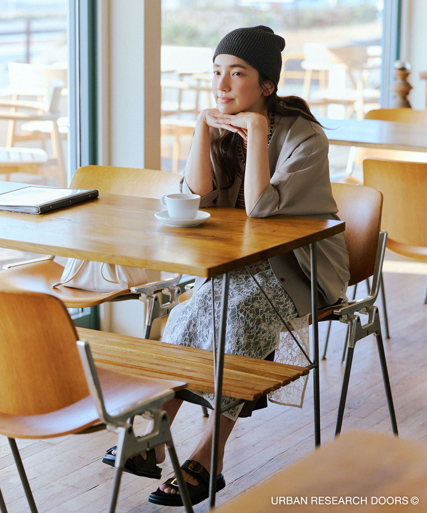 URBAN RESEARCH DOORS「『UR TECH』完声/涼ドルマン半袖シャツ」|シャツ・ブラウス|