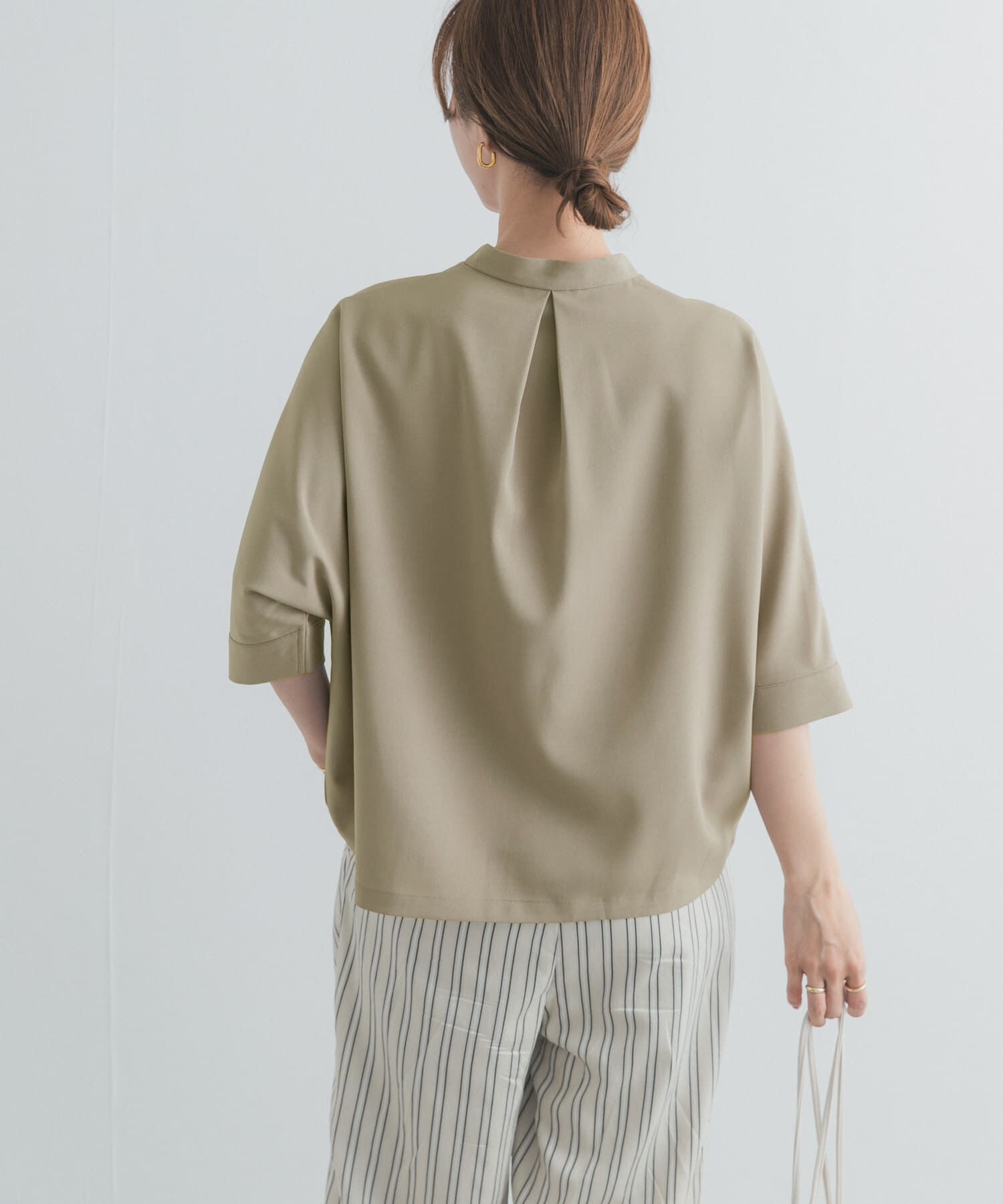 URBAN RESEARCH DOORS「『UR TECH』完声/涼ドルマン半袖シャツ」|シャツ・ブラウス|