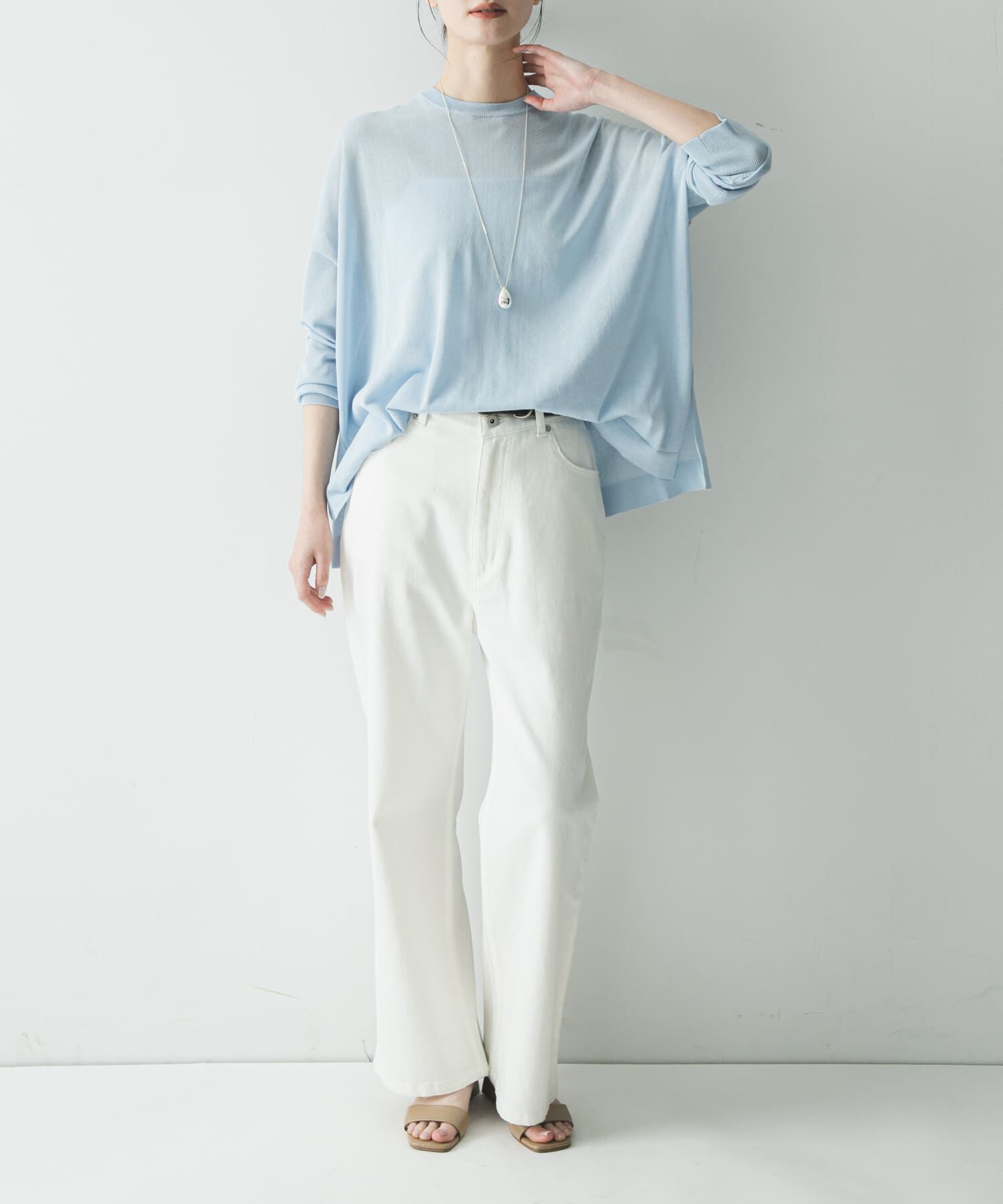 URBAN RESEARCH「UVカット加工ルーズニット」|ニット・セーター|