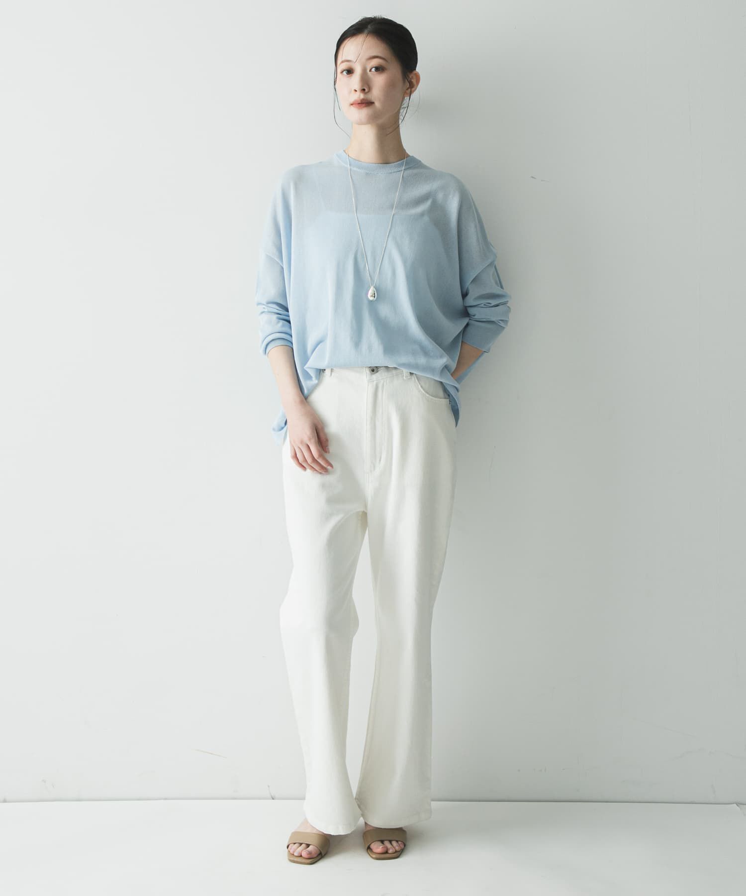 URBAN RESEARCH「UVカット加工ルーズニット」|ニット・セーター|