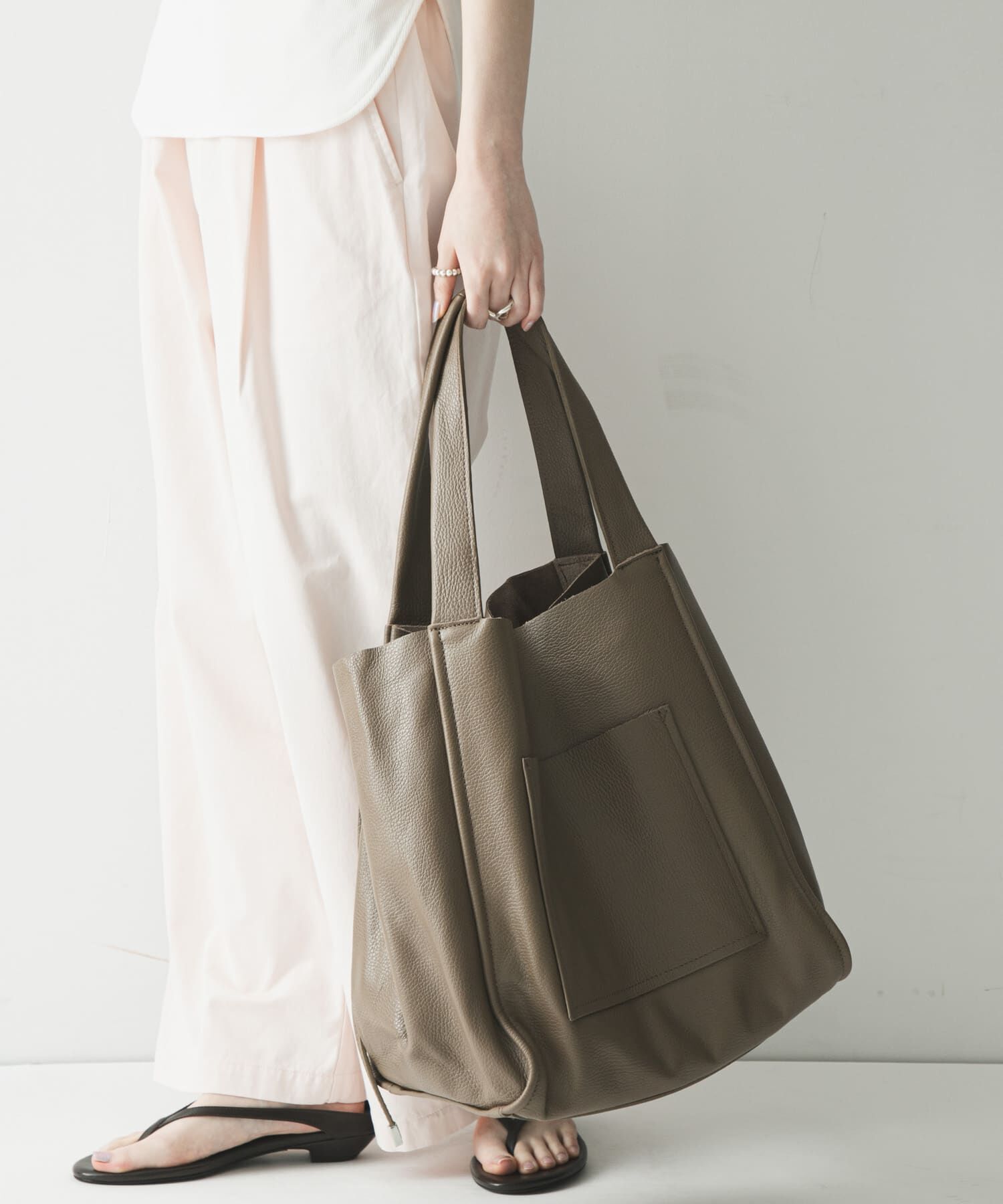 URBAN RESEARCH「ソフトレザービッグトートバッグ」|トートバッグ|