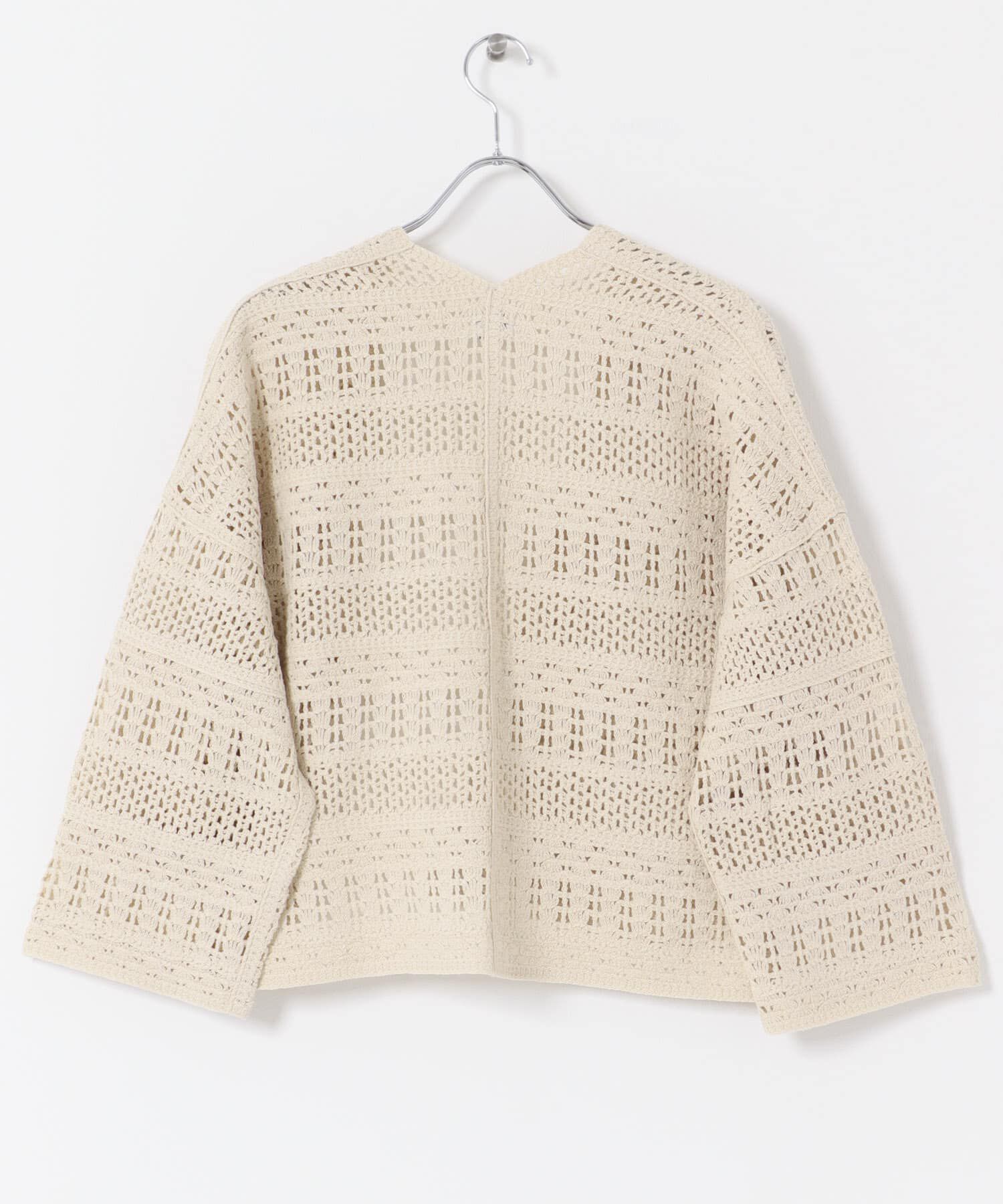 URBAN RESEARCH DOORS「クロシェニットカーディガン」|カーディガン|