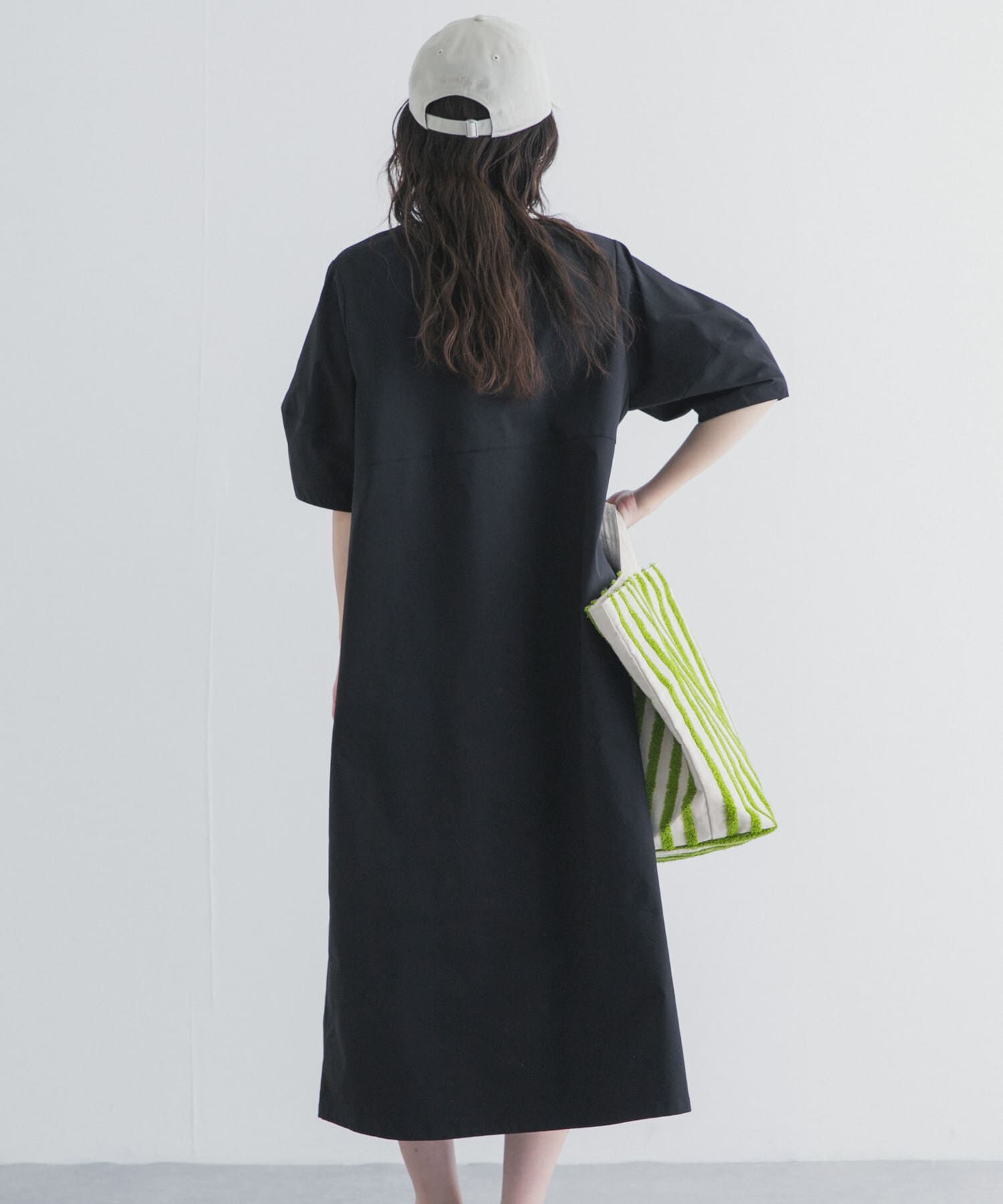 URBAN RESEARCH DOORS「2WAYランタンスリーブ ワンピース」|ワンピース|