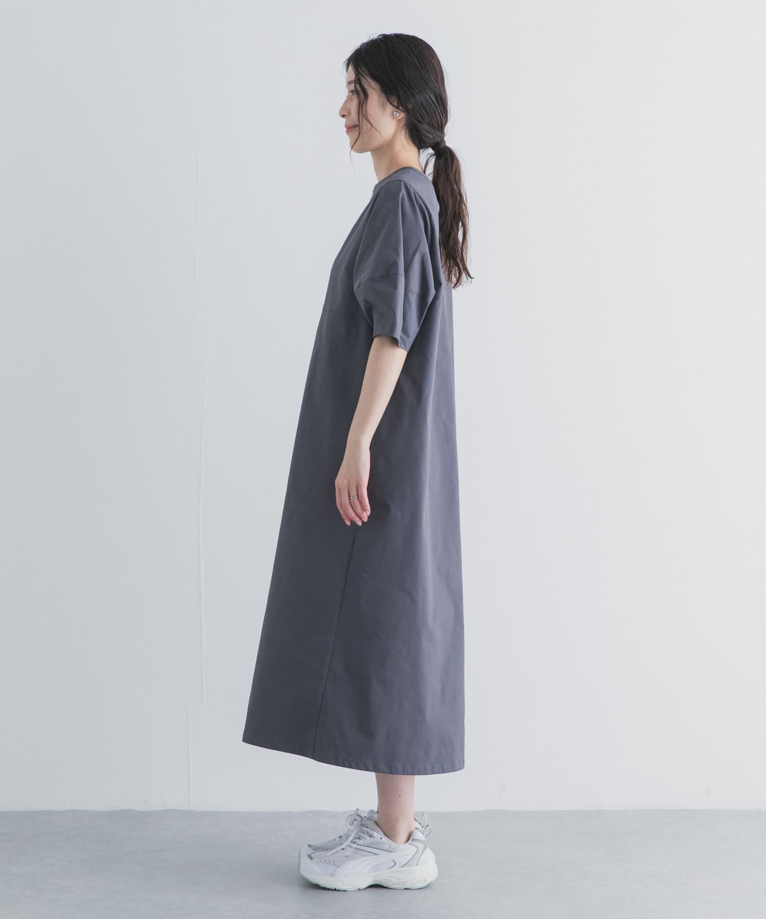 URBAN RESEARCH DOORS「2WAYランタンスリーブ ワンピース」|ワンピース|