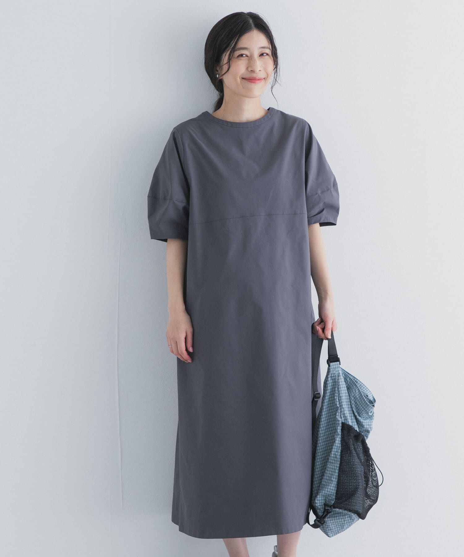 URBAN RESEARCH DOORS「2WAYランタンスリーブ ワンピース」|ワンピース|