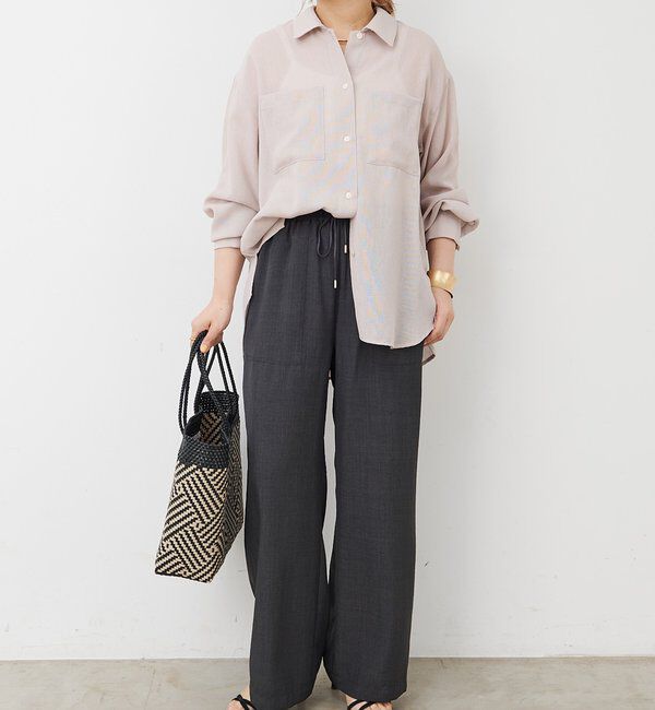  「ダブルポケットメッシュシャツ」|シャツ・ブラウス|