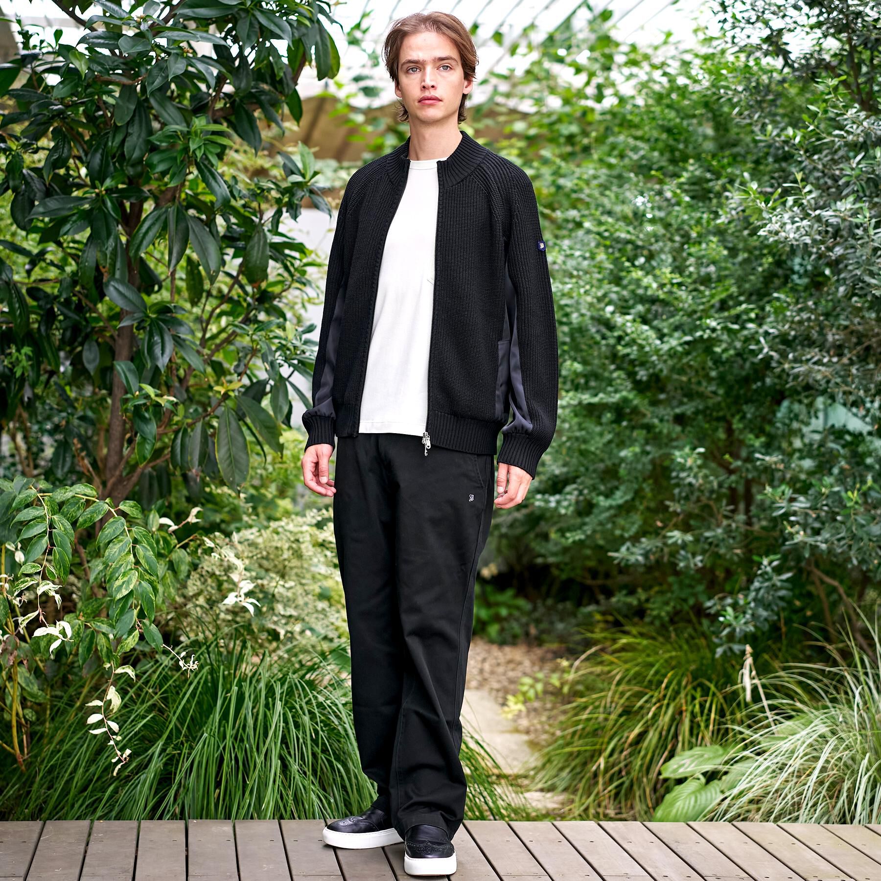 DRESSTERIOR「ミリタリーニットジャケット」|カーディガン|