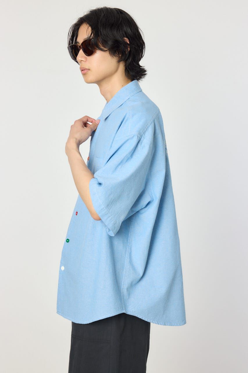 RODEO CROWNS「バックフラワーシャンブレーシャツ」|シャツ・ブラウス|