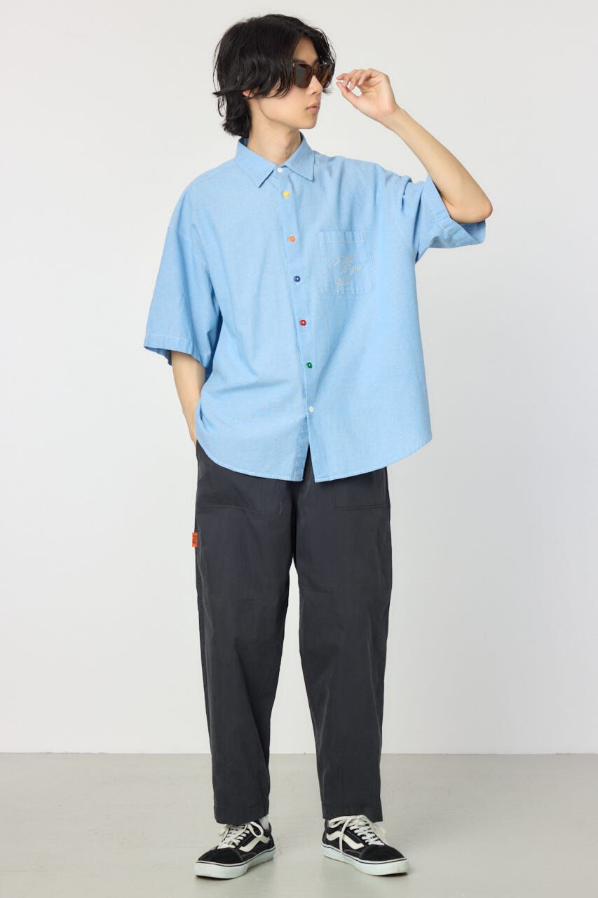 RODEO CROWNS「バックフラワーシャンブレーシャツ」|シャツ・ブラウス|