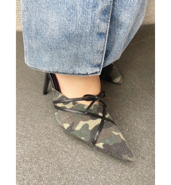 EVRIS「バイカラーヒールサンダル」|サンダル|