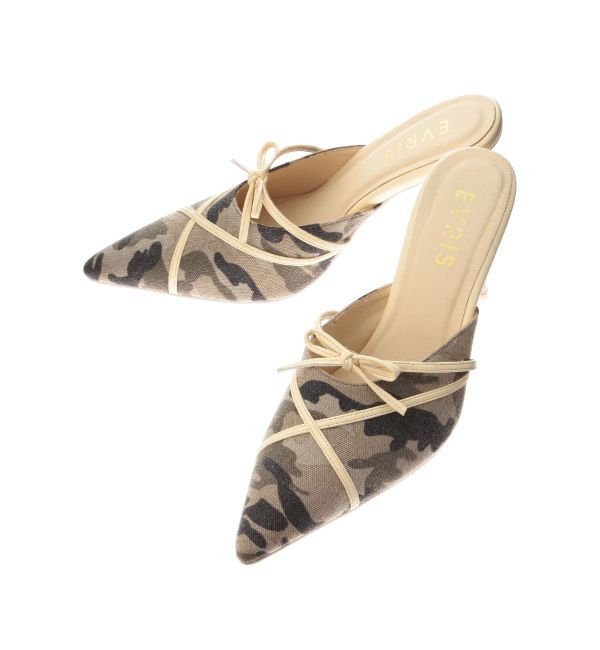 EVRIS「バイカラーヒールサンダル」|サンダル|