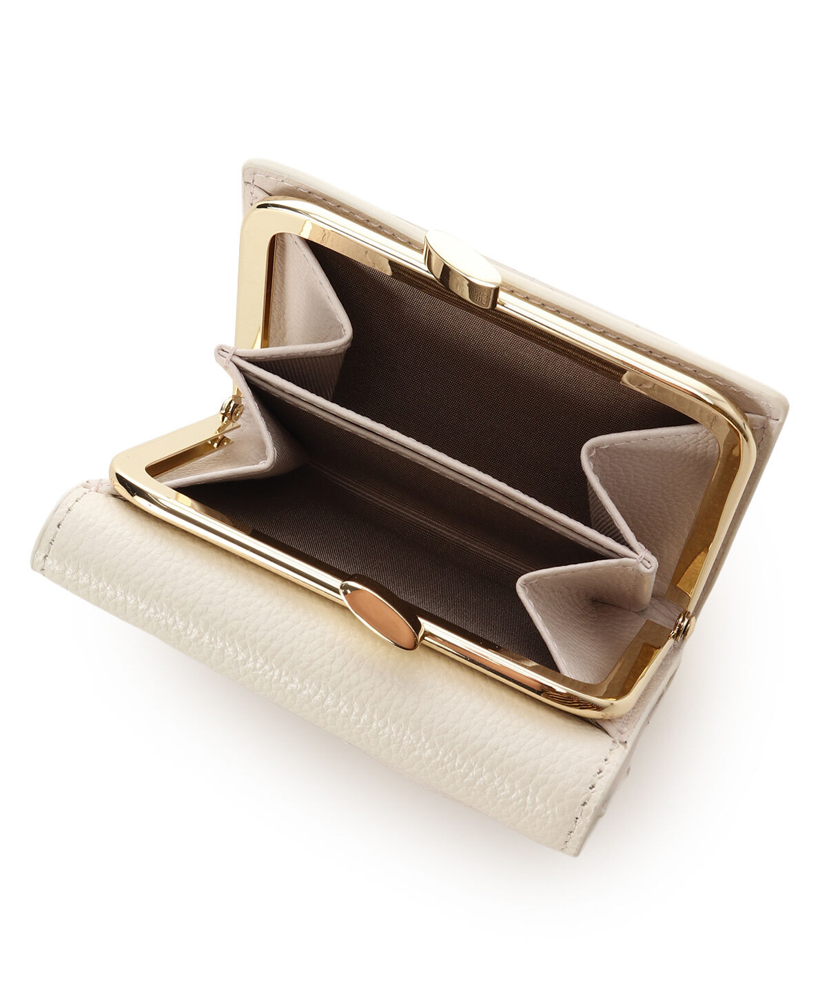 Samantha Thavasa「バイカラーリボンモチーフ口金折財布」|財布|