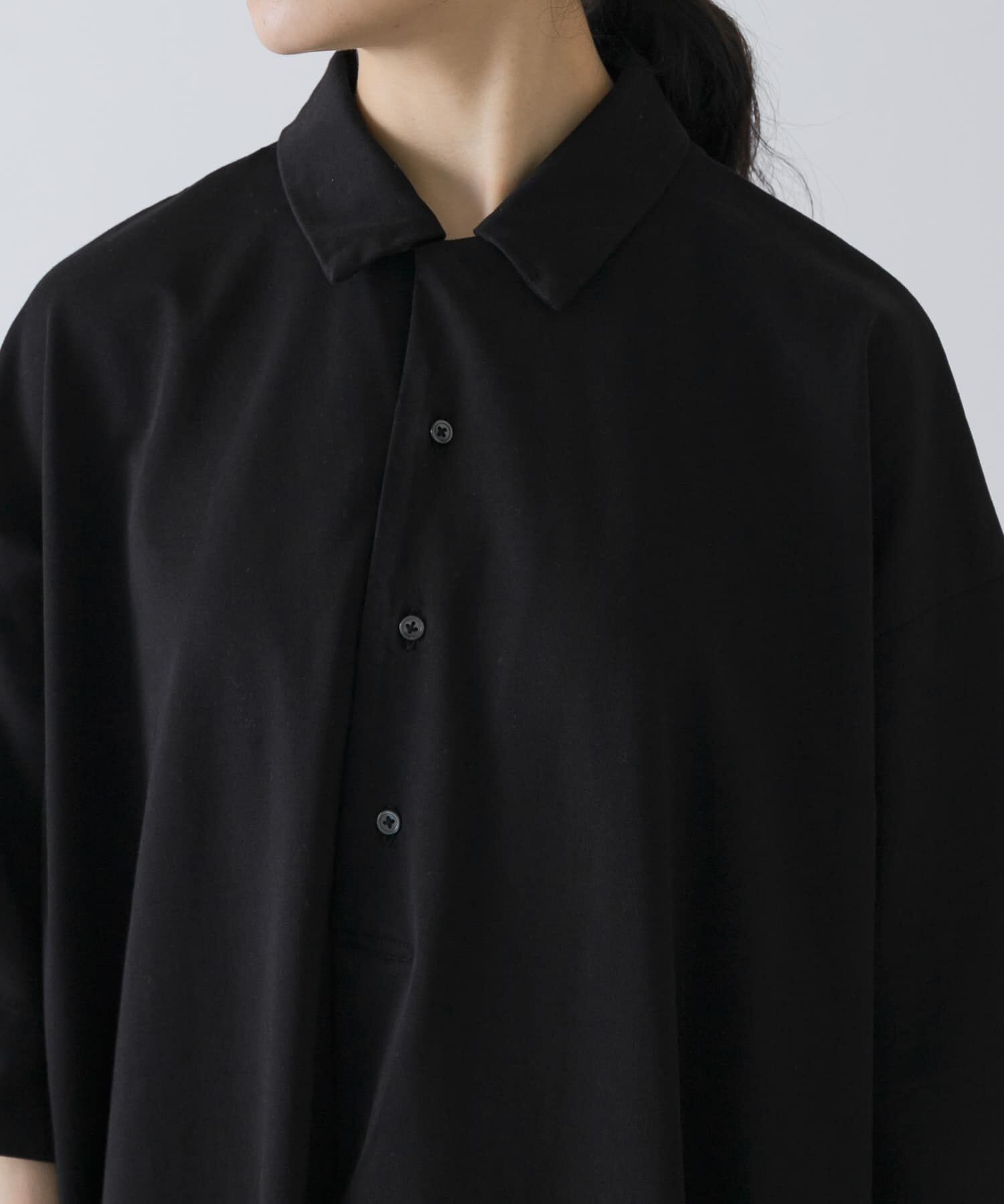 かぐれ「『2サイズ展開』オープンカラーカットワンピース」|ワンピース|