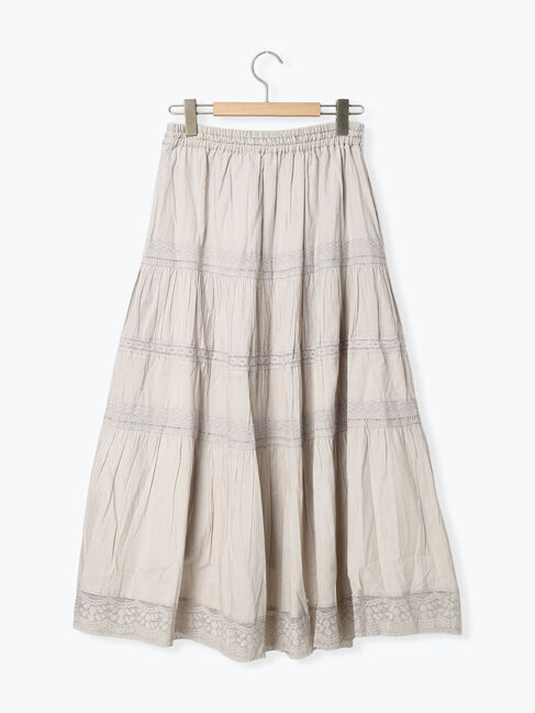 Samansa Mos2「ティアードレーススカート」|スカート|