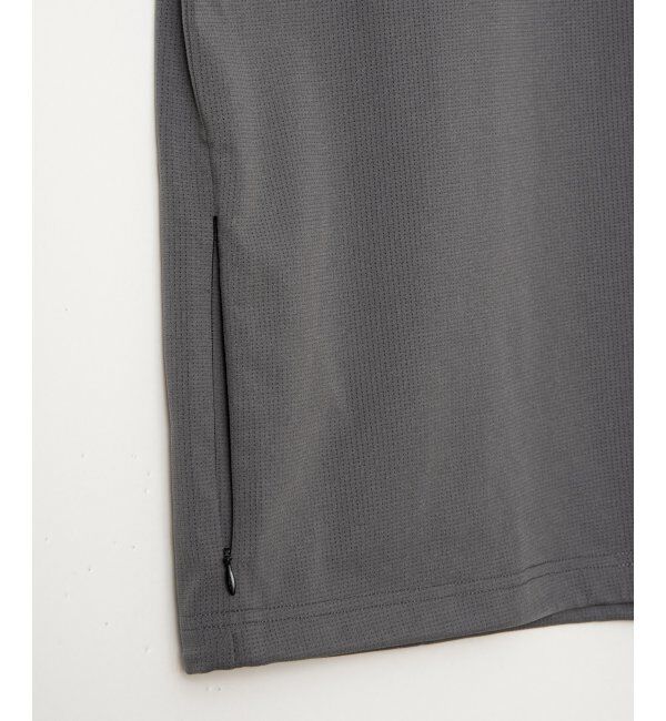 ikka「【吸水速乾】冷感メッシュ5分袖アウターT」|Tシャツ・カットソー|