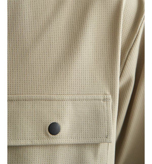 ikka「【吸水速乾】冷感メッシュ5分袖アウターT」|Tシャツ・カットソー|