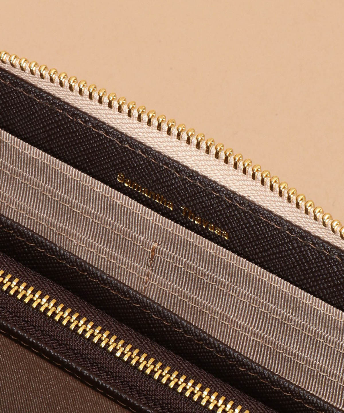 Samantha Thavasa「Pomme d'espoir ポムディスポワール バイカラーラウンドジップ長財布」|財布|