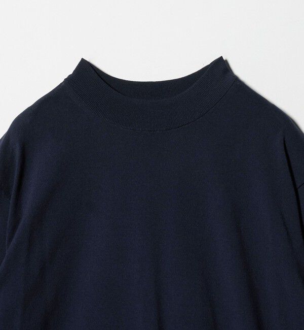 UNITED ARROWS「ショートスリーブ モックネック ニットTシャツ UA COZY ウォッシャブル 抗菌防臭」|Tシャツ・カットソー|