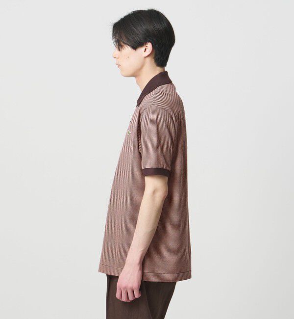 UNITED ARROWS「【別注】＜LACOSTE＞ボーダー スキッパー ポロシャツ」|ポロシャツ|