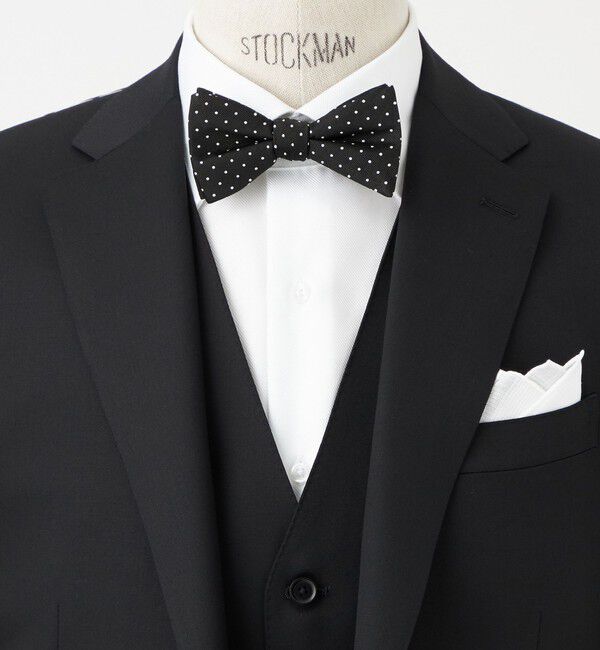 UNITED ARROWS green label relaxing「ツイル ドット ボウタイ 蝶ネクタイ」|ネクタイ・蝶ネクタイ|BLACK