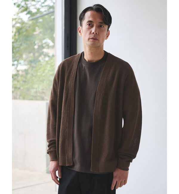 UNITED ARROWS green label relaxing「リネン アゼ イージーカーディガン」|カーディガン|MD.BROWN