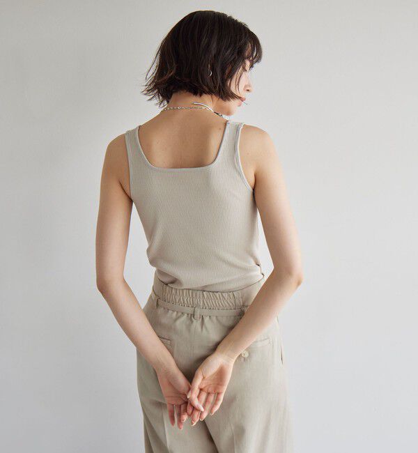 UNITED ARROWS green label relaxing「デコルテタンクトップ / カップインナー」|タンクトップ|