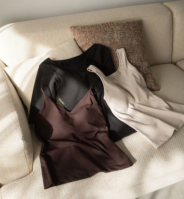 UNITED ARROWS green label relaxing「デコルテタンクトップ / カップインナー」|タンクトップ|