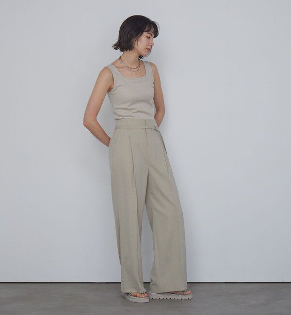 UNITED ARROWS green label relaxing「デコルテタンクトップ / カップインナー」|タンクトップ|