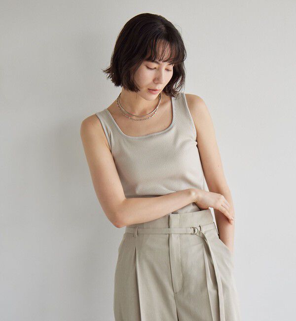 UNITED ARROWS green label relaxing「デコルテタンクトップ / カップインナー」|タンクトップ|