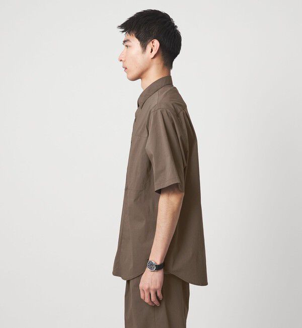 UNITED ARROWS green label relaxing「WONDER CLOTH ジャストルーズ レギュラーカラー 半袖 シャツ -ストレッチ・接触冷感・吸水速乾-」|シャツ・ブラウス|