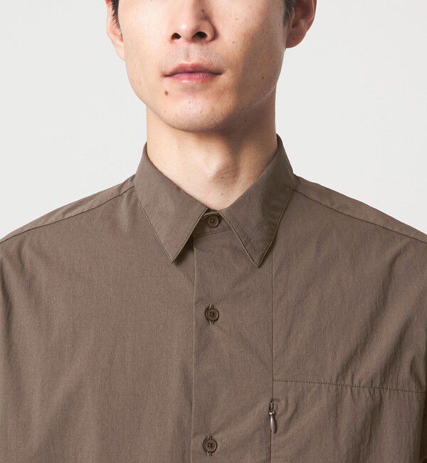 UNITED ARROWS green label relaxing「WONDER CLOTH ジャストルーズ レギュラーカラー 半袖 シャツ -ストレッチ・接触冷感・吸水速乾-」|シャツ・ブラウス|