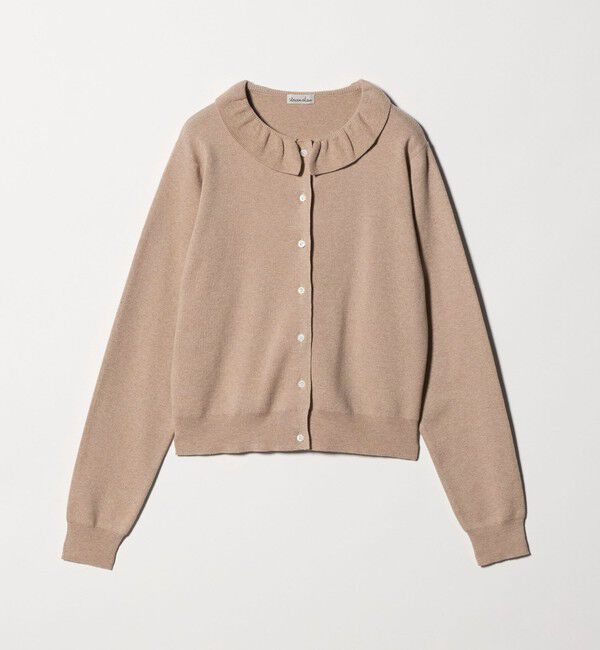 STEVEN ALAN「＜Steven Alan＞コットン カシミヤ フリル カーディガン」|カーディガン|