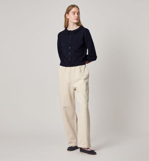 STEVEN ALAN「＜Steven Alan＞コットン カシミヤ フリル カーディガン」|カーディガン|