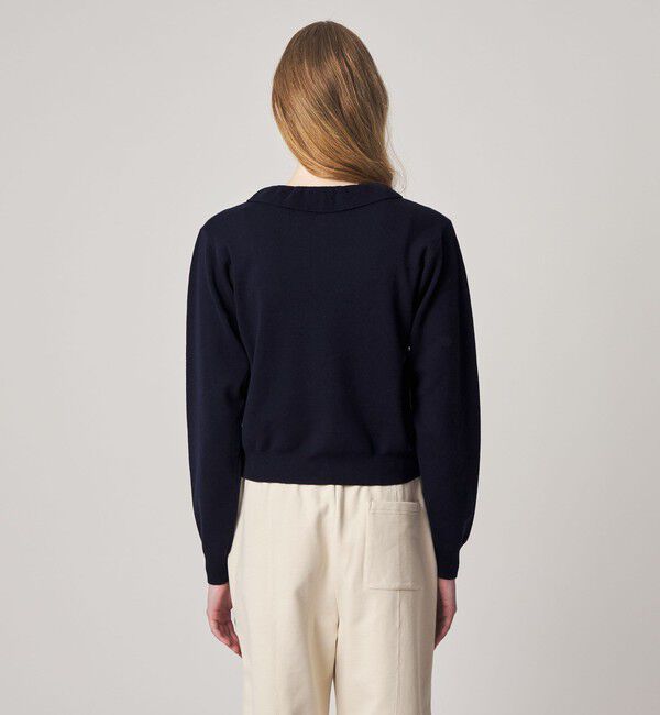 STEVEN ALAN「＜Steven Alan＞コットン カシミヤ フリル カーディガン」|カーディガン|