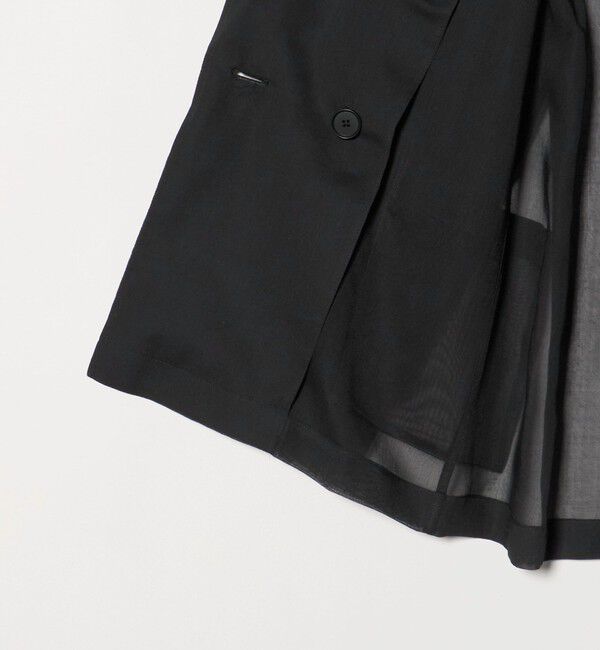 BEAUTY&YOUTH UNITED ARROWS「ポリエステル シアー ダブルジャケット ウォッシャブル」|テーラードジャケット|