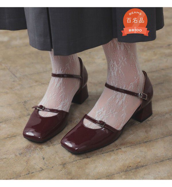 Ray BEAMS 「ストラップ ベルト パンプス」|パンプス|BORDEAUX