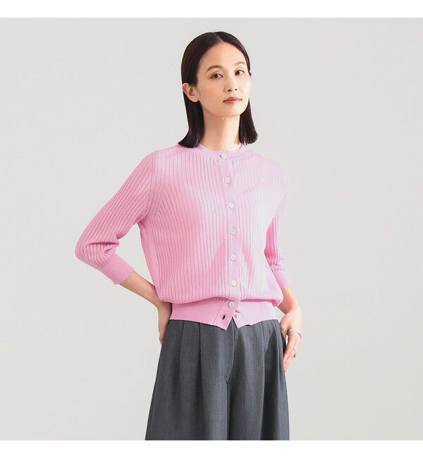 Demi-Luxe BEAMS 「SLOANE / 14ゲージ ワイドリブ カーディガン」|ニット・セーター|