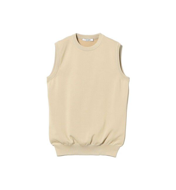 Demi-Luxe BEAMS 「SLOANE / 18ゲージ 天竺 クルーネック ノースリーブ ニット」|ニット・セーター|